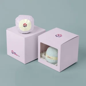 Custom Printed Bath Bomb Boxes With Window